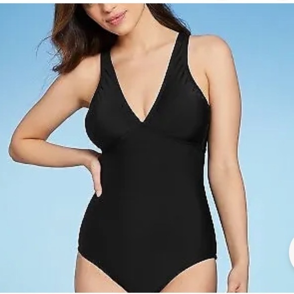NWT-Kona SOL-M(8-10)-black-wear it four ways,medium coverage one piece swimsuit - Picture 2 of 15
